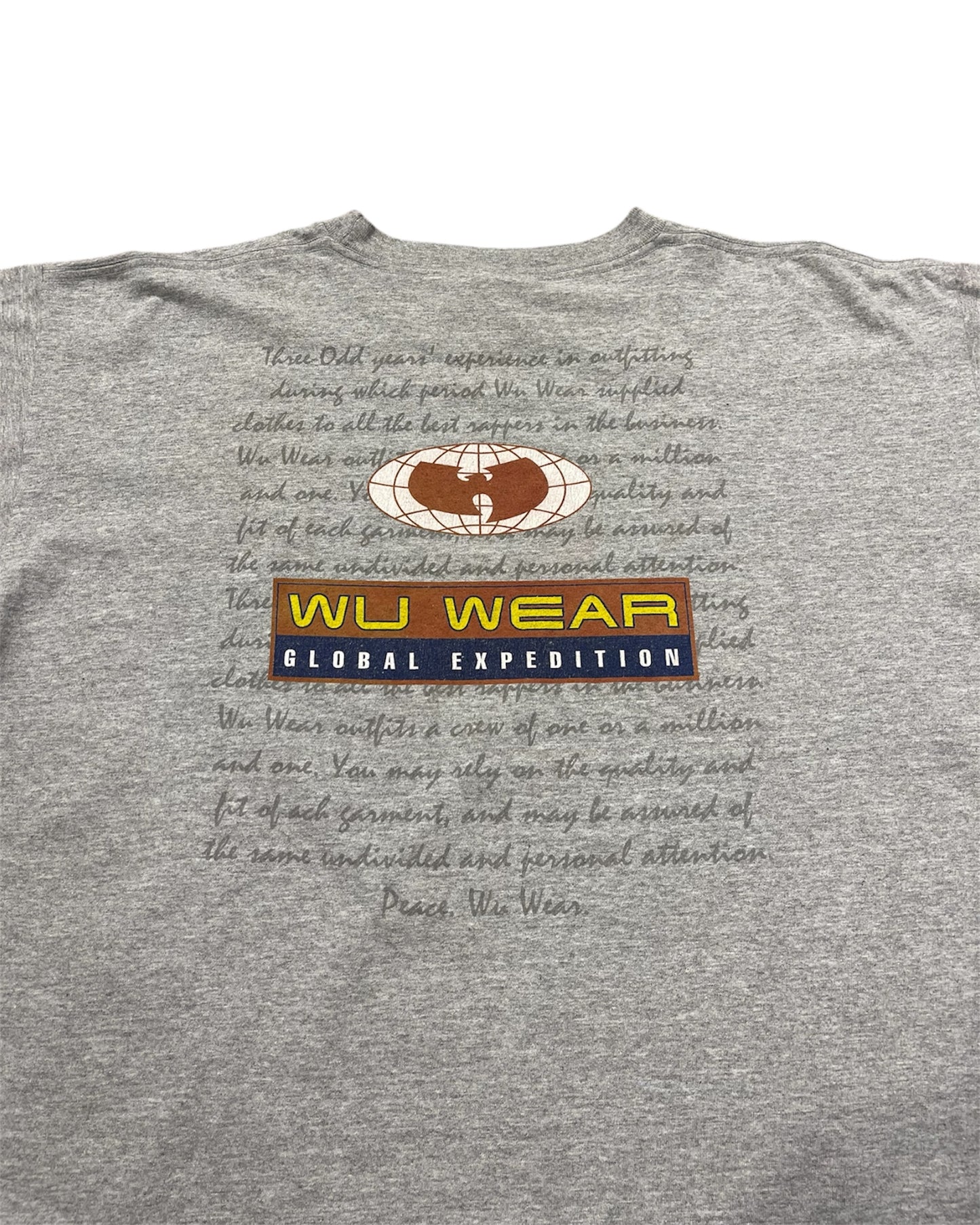 Vintage Wu Wear Global Expedition Size Large