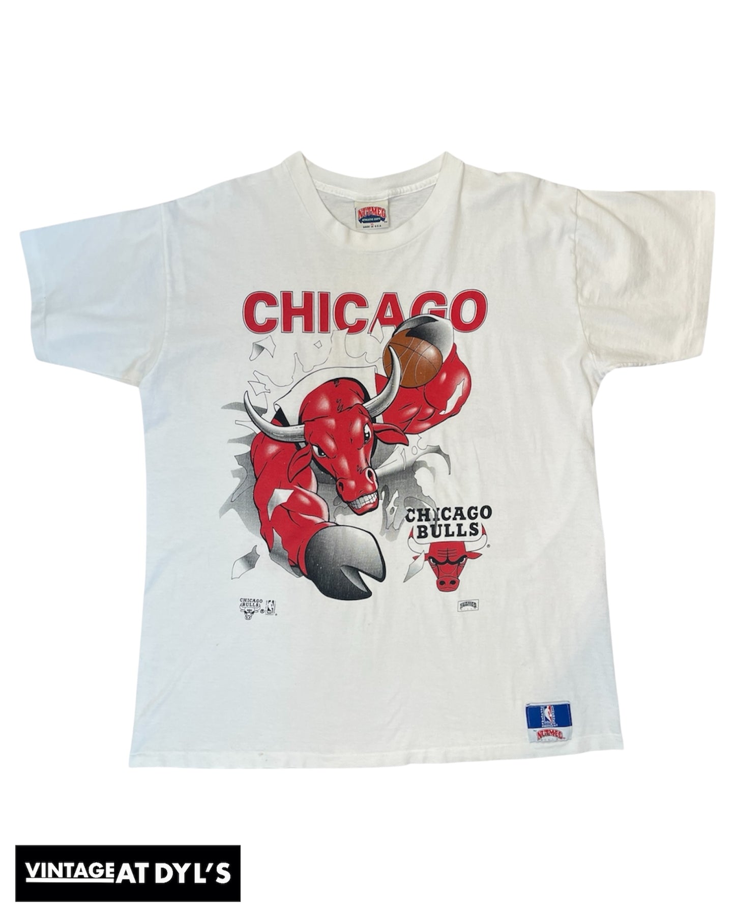 Vintage Chicago Bulls Nutmeg Breakthrough Shirt Size XL