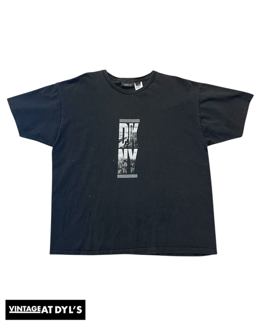 Vintage DKNY New York Skyline Shirt Size XL