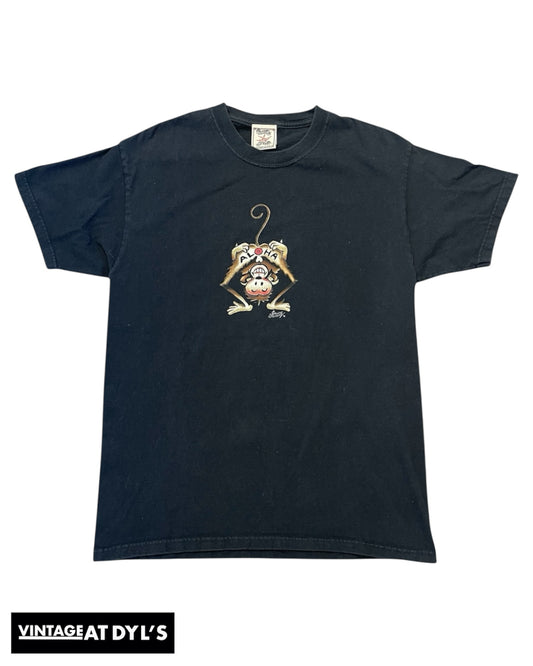 Vintage Sailor Jerry Monkey Butt Shirt Size Medium