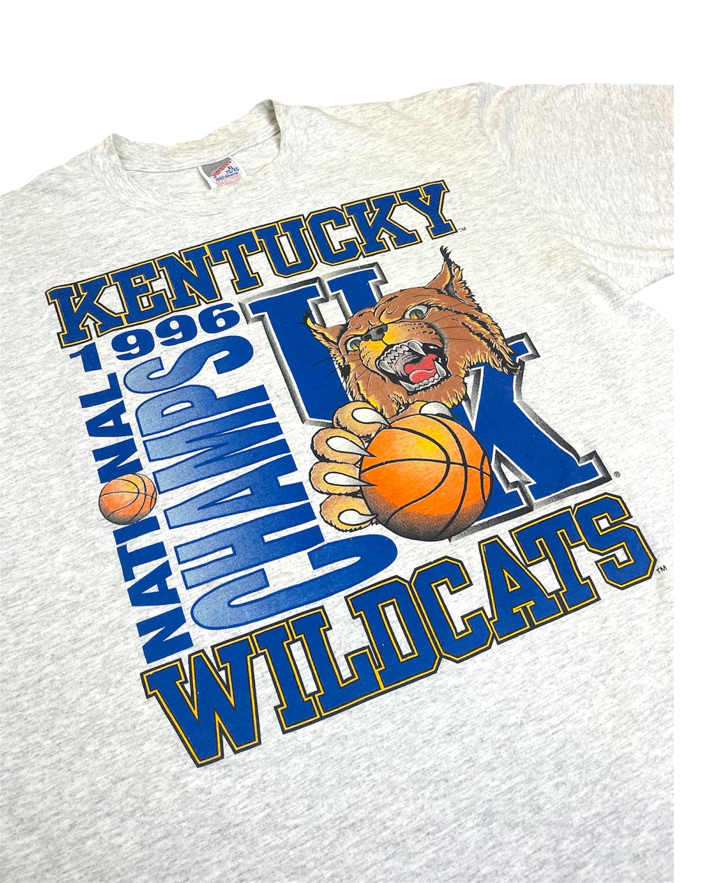 Vintage 1996 University Of Kentucky Wildcats Basketball National Championship Shirt Size XL