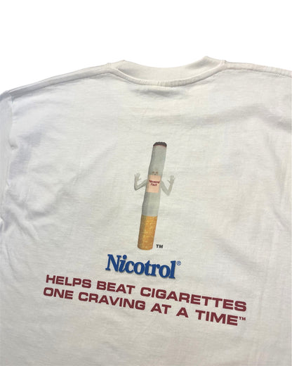 Vintage Nicotrol Anti-Smoking Cigarette Promo Shirt Size Large