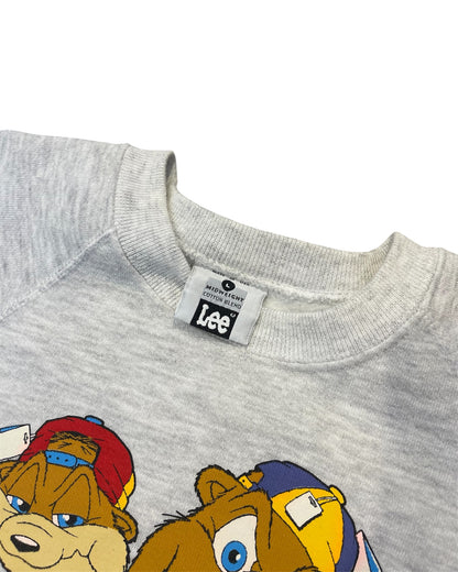 Vintage Hip-Hop Bears Cartoon Crewneck Size Large