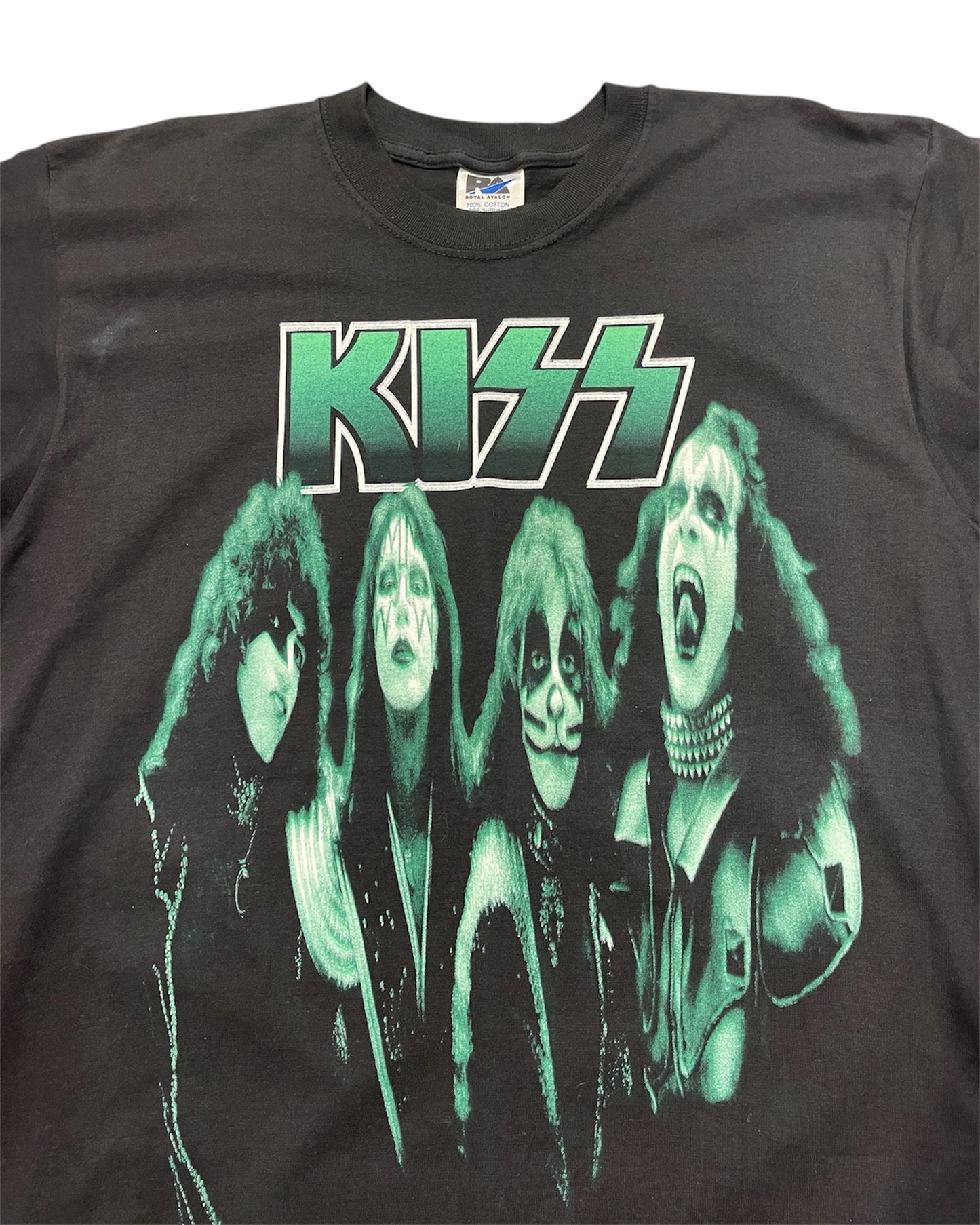 Vintage Kiss Glow In The Dark Band Shirt Size XL