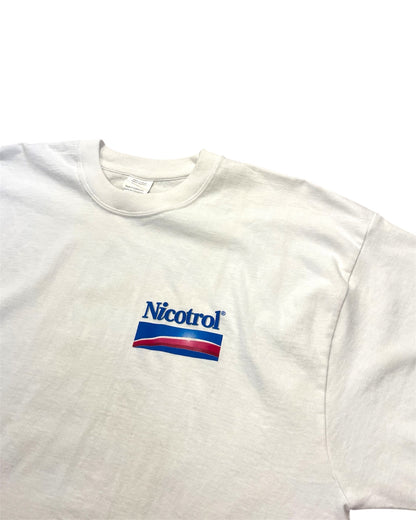 Vintage Nicotrol Anti-Smoking Cigarette Promo Shirt Size Large