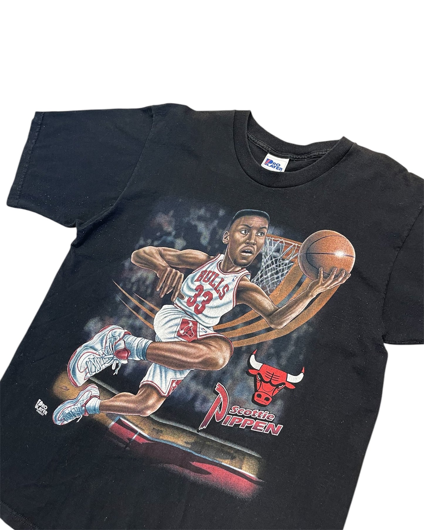 Vintage Scottie Pippen Caricature Shirt Size Large