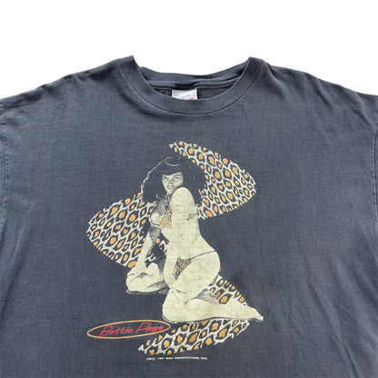 Vintage 1997 Bettie Page Pin Up Girl Shirt Size XL