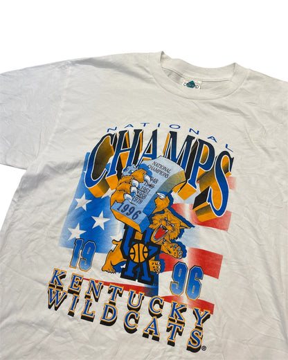 Vintage 1996 Kentucky Wildcats National Championship Shirt Size XL