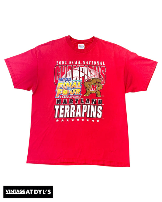 Vintage 2002 NCAA Final Four Maryland Shirt Size XL