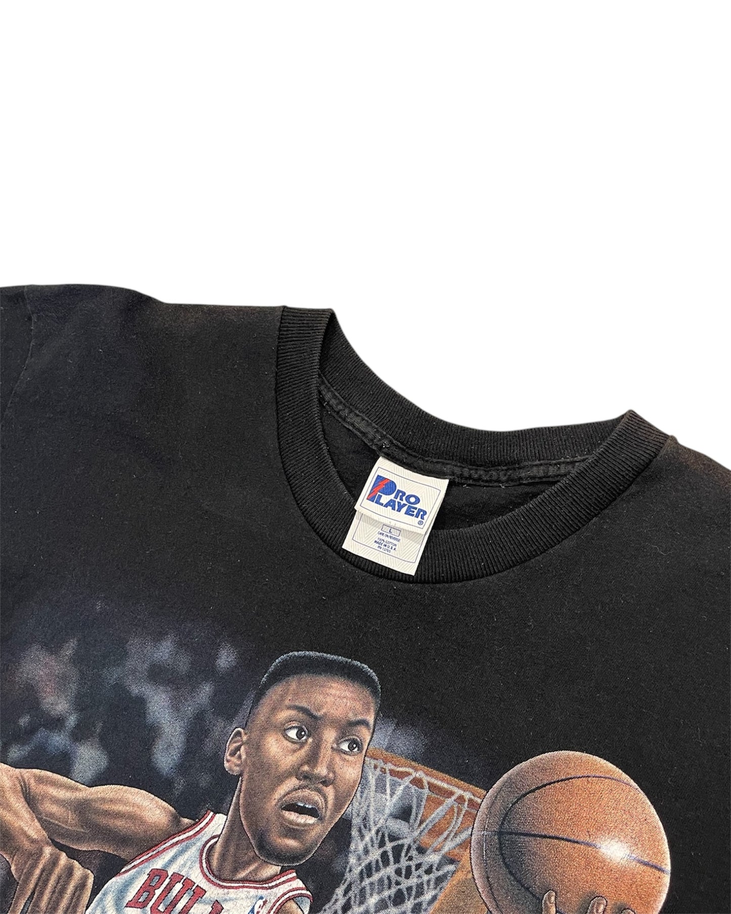 Vintage Scottie Pippen Caricature Shirt Size Large