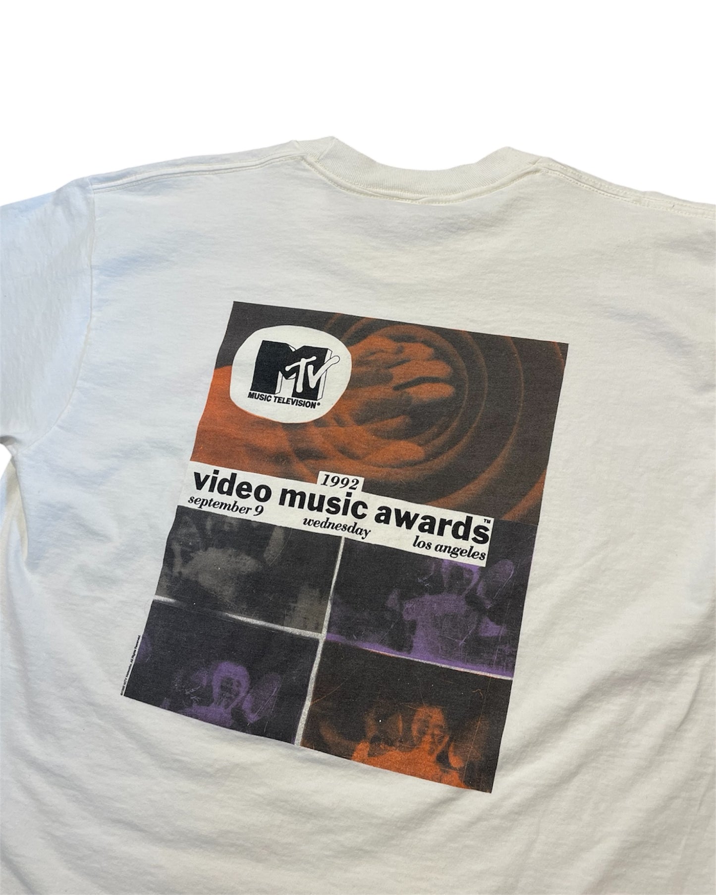 Vintage 1992 MTV Video Music Awards Shirt Size Large