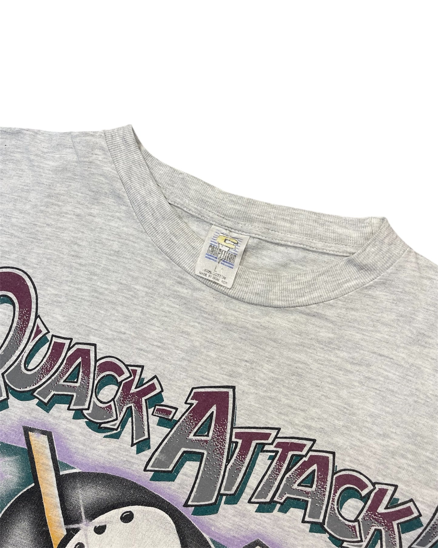 Vintage 1994 Mighty Ducks Quack Attack Shirt Size Large
