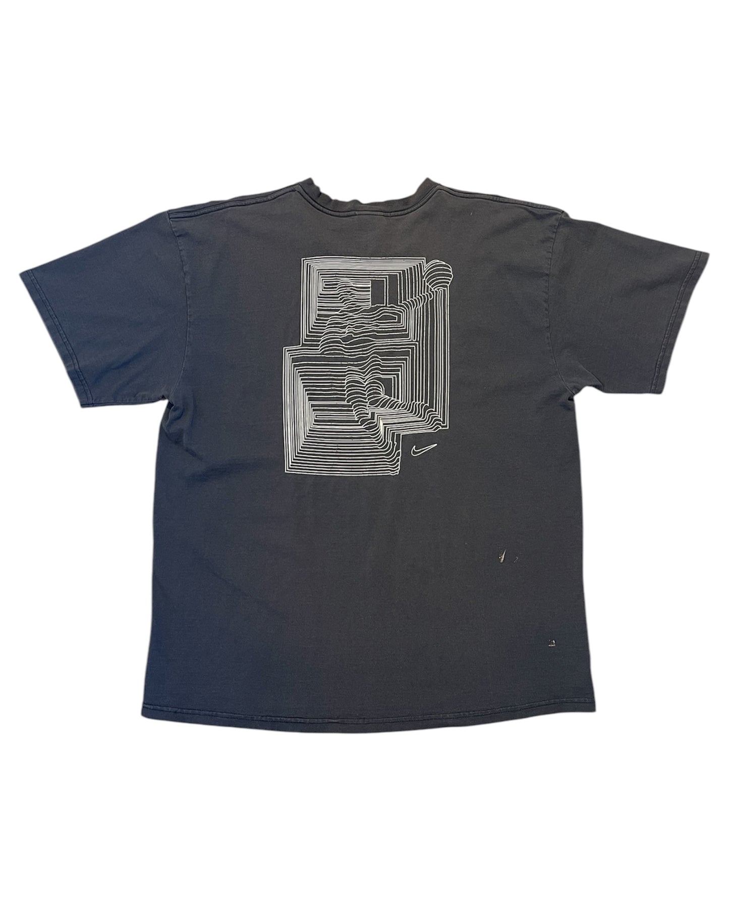 Vintage Nike Basketball Optical Illusion Shirt Size XL
