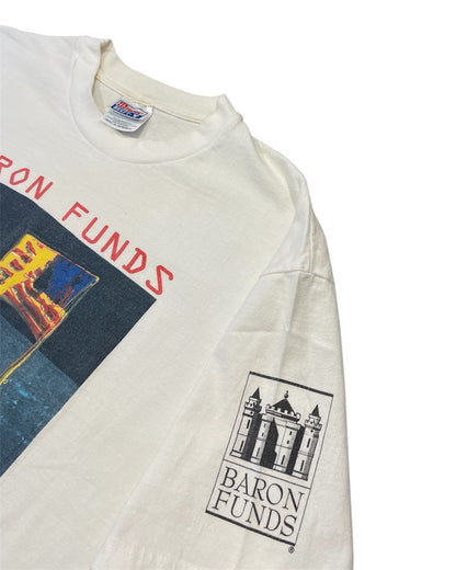 Vintage 1998 Andy Warhol Moonwalk Baron Funds Art Shirt Size XL