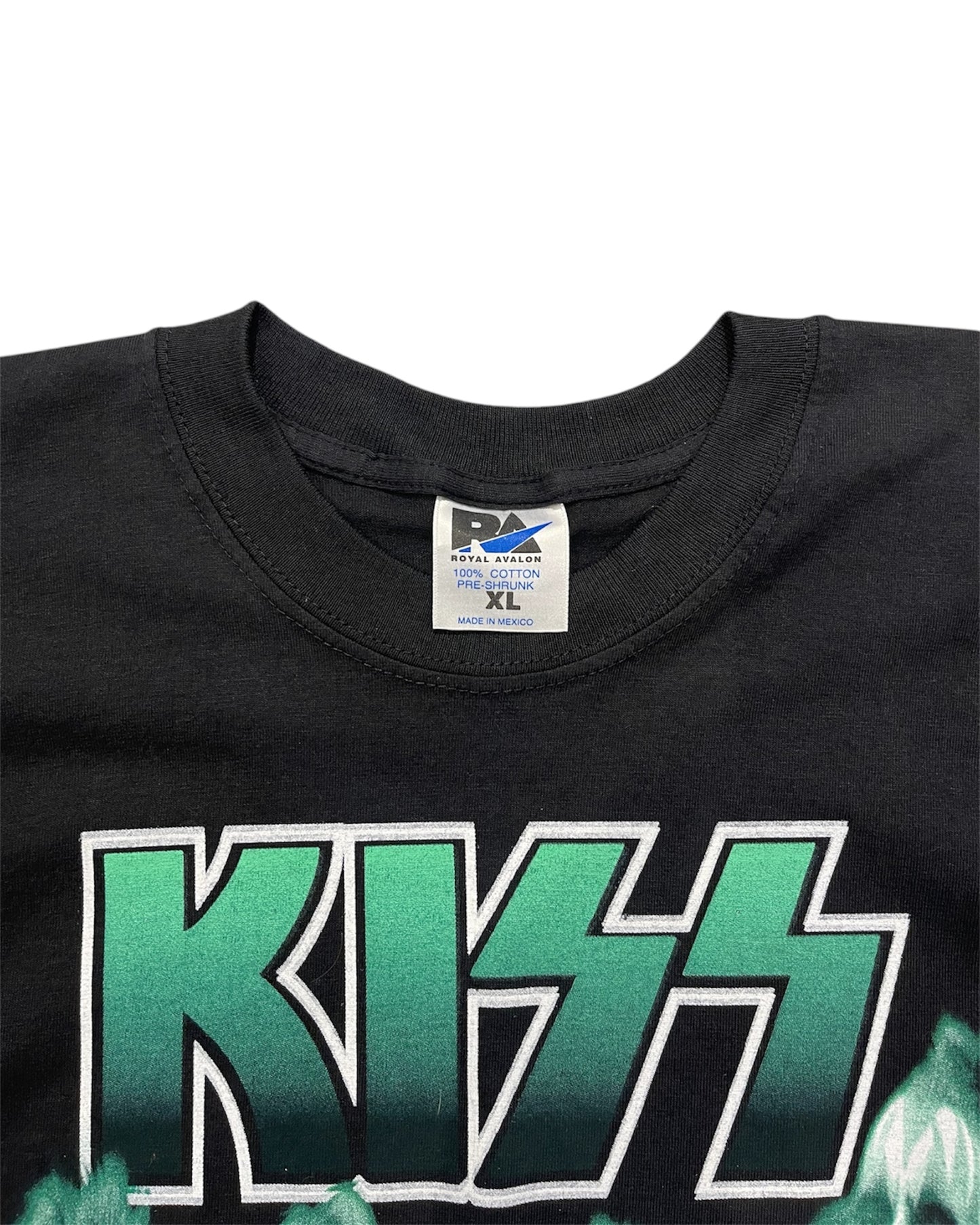 Vintage Kiss Glow In The Dark Band Shirt Size XL