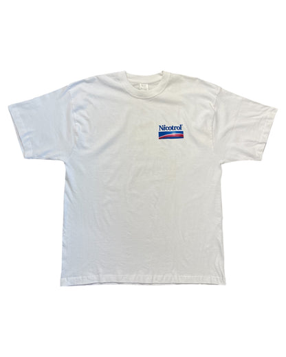 Vintage Nicotrol Anti-Smoking Cigarette Promo Shirt Size Large