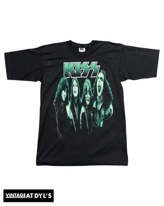 Vintage Kiss Glow In The Dark Band Shirt Size XL